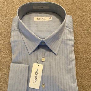 Calvin Klein Men's French Cuff Dress Shirt